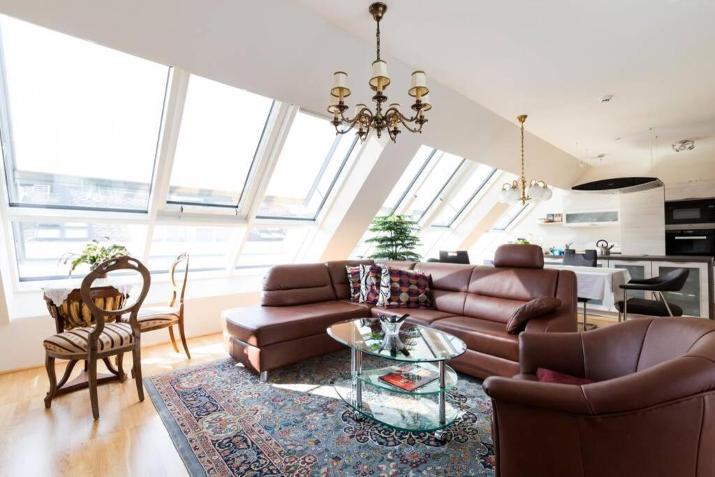 Апартаменти Grosses Penthouse #12 Mit Terrasse Und Aussicht Відень Екстер'єр фото